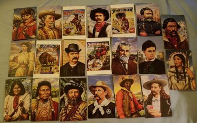 Legends of the west postcard
