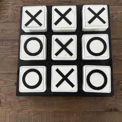 Wooden Tic Tac Toe Block Game set