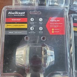 Kwikset keyed entry set