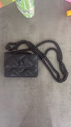 Kurt Geiger London Micro Kensington Triple Stiched Quilted Chain Crossbody Bag