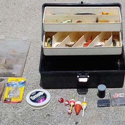 Tackle box full of tackle -  Fishing Lures