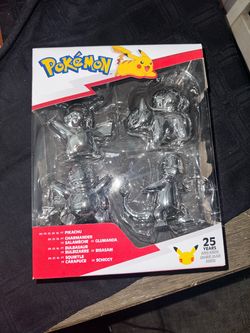 Pokémon 25th Anniversary Silver Figure 4-Pack