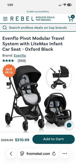 Even Flo car seat/stroller