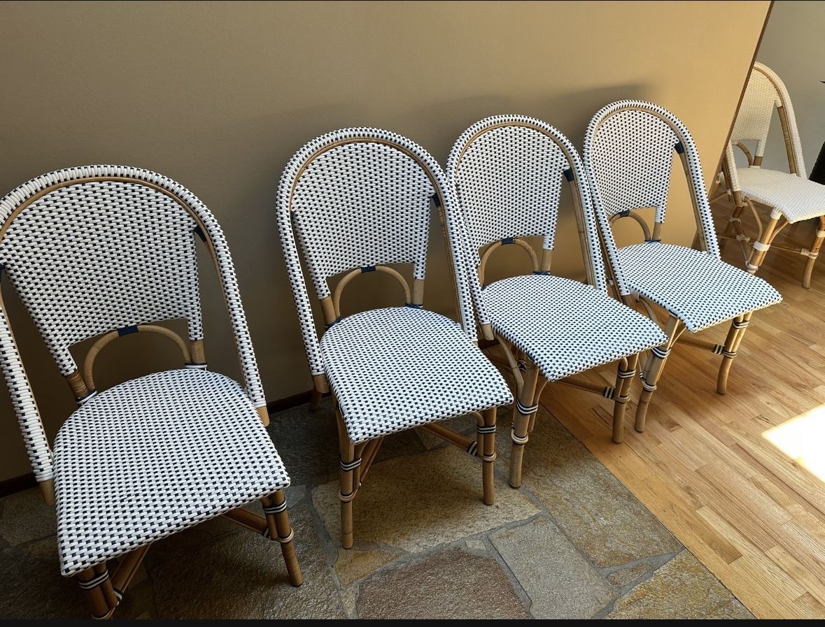 Serena & Lily Riveria French Bistro Style Chairs 