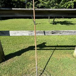 ANTIQUE COLLECTIBLE WOODEN GARDEN RAKE