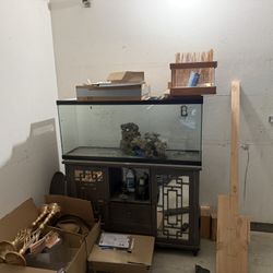 Fish Tank And Dresser 