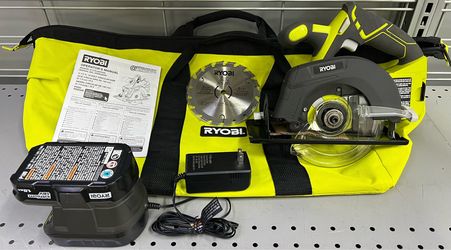 Ryobi P505VN 18V 5-1/2” Circular Saw with Battery and Charger