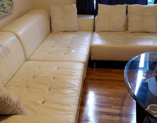 Modani sectional White Couch