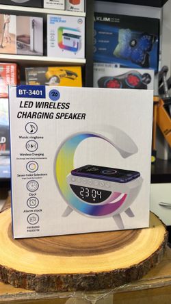 BT-3401 LED Wireless Charging Speaker