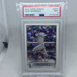 Julio Rodriguez 2022 Topps Rookie PSA 9