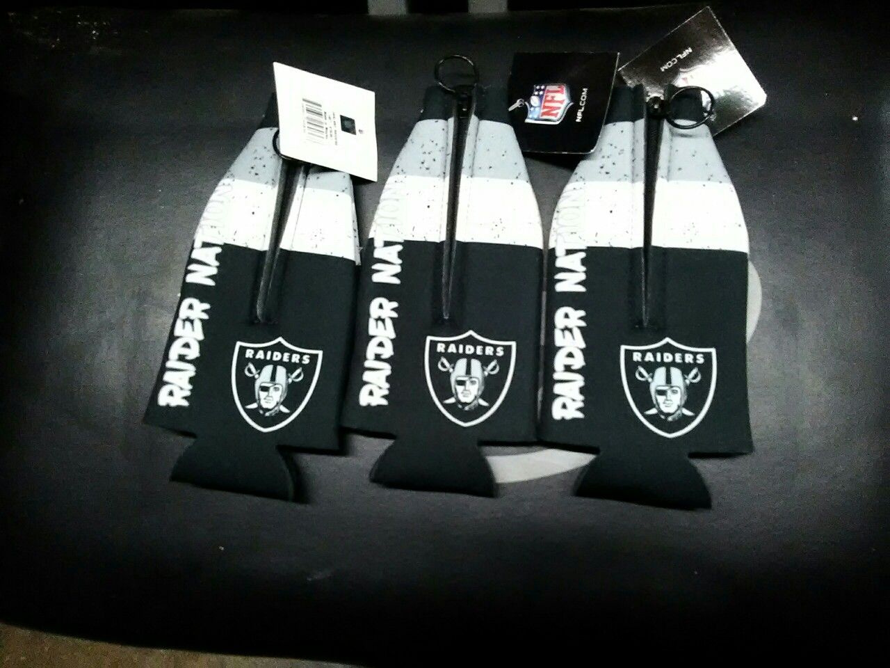 Raiders bottle koosie