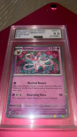 Sylveon Cosmos Holo Black Star Promo AGS 9.5