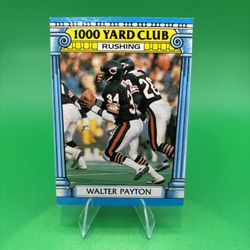 Walter Payton 1987 Topps 1000 YARD CLUB #7