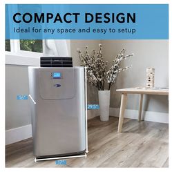 Whynter ARC-122DS Dual Hose Portable Air Conditioner 12,000 BTU