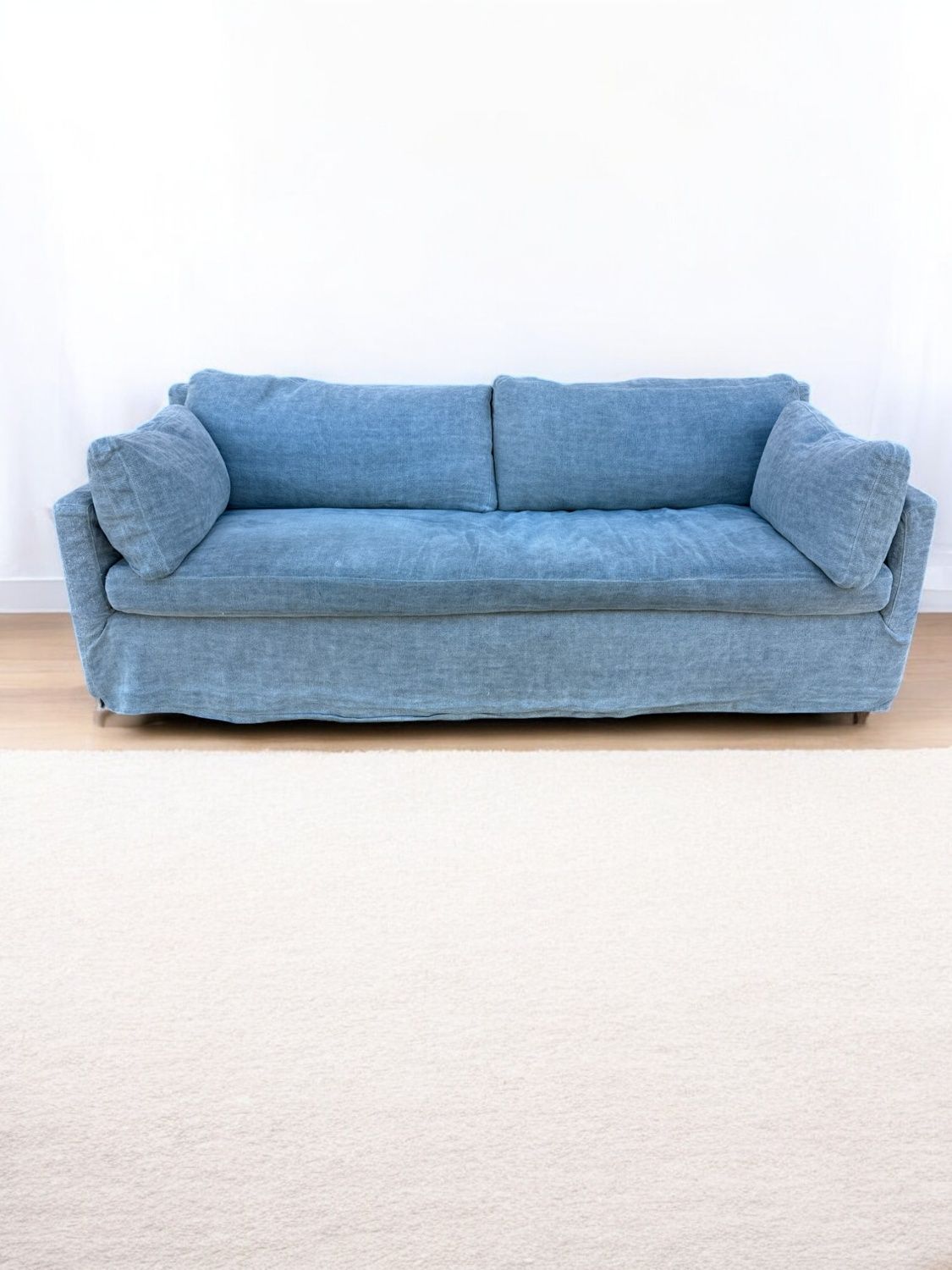 π Louis Luxury Sofa by Cisco Home π¨ Denim Blue Color