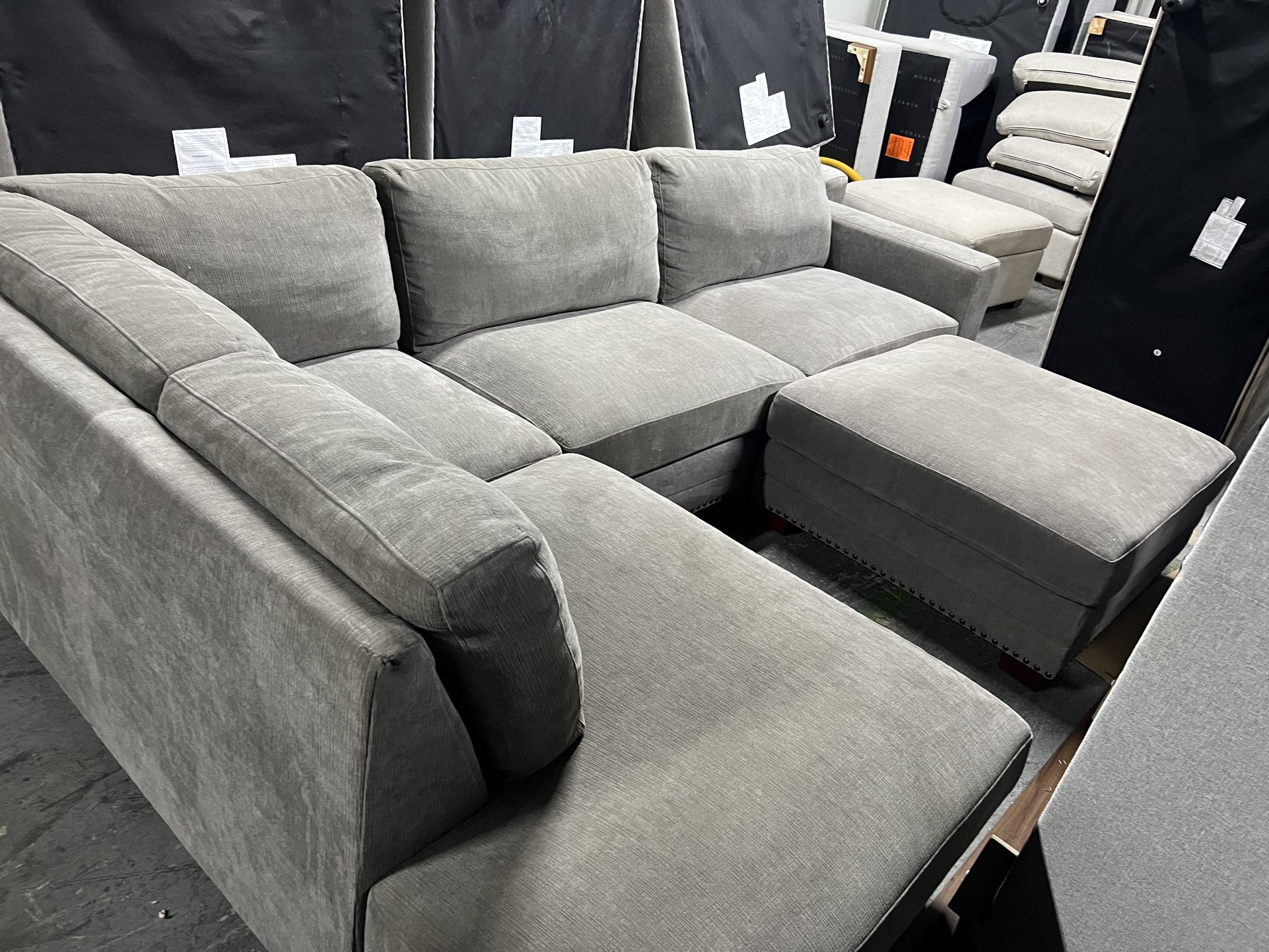 Penelope Fabric Sectional Couch