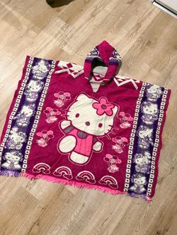 Hello Kitty Hooded Poncho