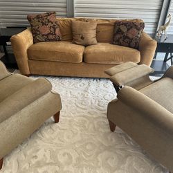 Couch And Two Recliners