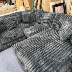 Gorgeous Corduroy Sectionals @ FURNITURE LOVE ❤️ Same Day Delivery 🚚