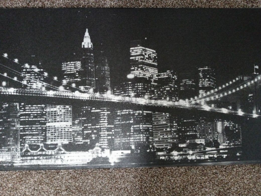 NIGHTLIFE CITY Wall Art $18
