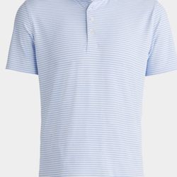 Blue Stripe Gfore Golf Shirt 