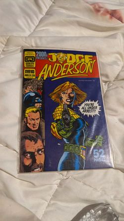 Vintage Jude Anderson comic book