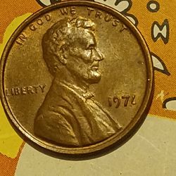 Rare Error 1970s Copper Penny Error 1971 