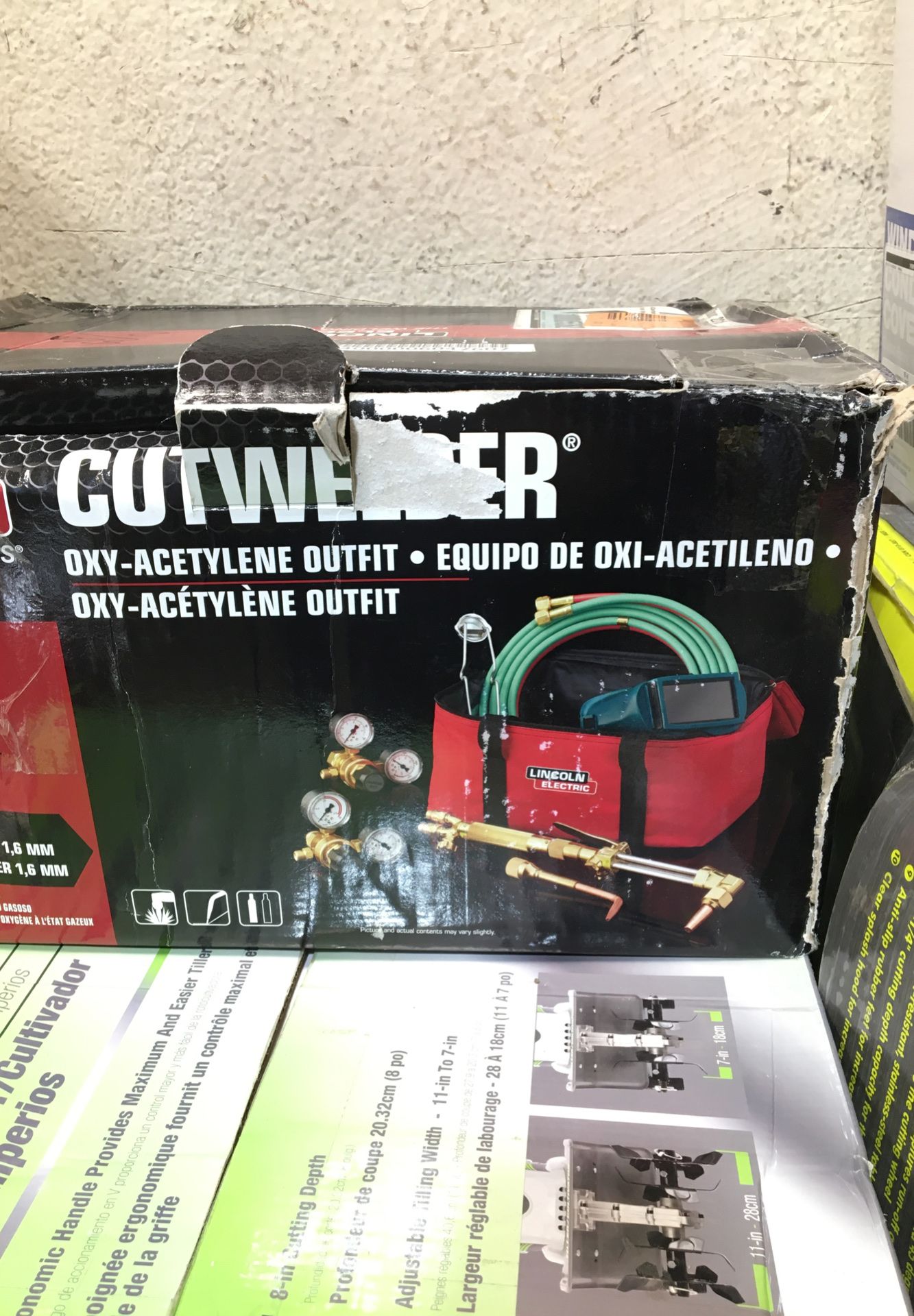 Lincoln Electric Cut Welder Kit with Torch, Oxygen and Acetylene Regulators, 3/16 in. x 12 ft