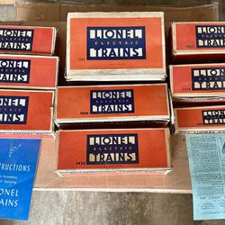 Antique Lionel Trains - Original Boxes, Manual 