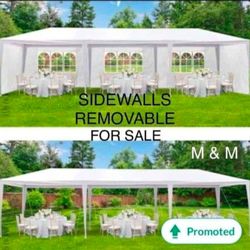 20x40FT Party Tent Large Wedding Event Shelters with Removable Sidewalls, Outdoor Canopy Gazebo Commercial Tents for Partie
