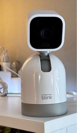 Blink Mini Pan-Tilt Indoor Security Camera - White