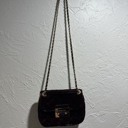 Michael kors velvet best sale purse