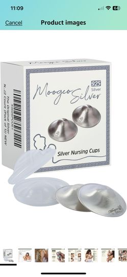 Silver Nipple Healing Cups Instead Of Nipple Cream