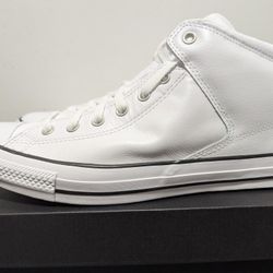 Converse Chuck Taylor All Star High Street Leather White Men's Size 13 155277C