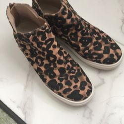 Pair Of Boots Animal Print