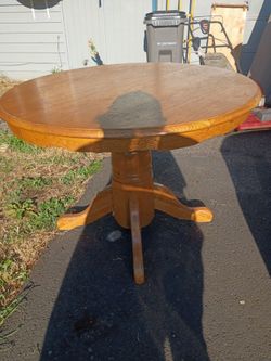 wood table
