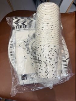 Music plates cups napkins and more