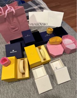 Empty Swarovski boxes