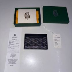 Black and Green Goyard Sulpice Card Holders