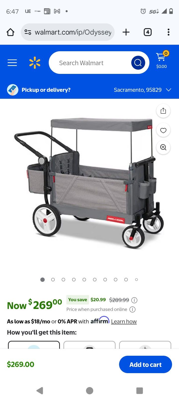 Road Flyer Odyssey Stroller And Wagon