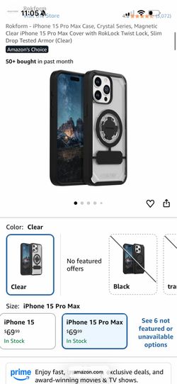 Rokform 15 pro max magnetic case