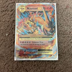 M Charzard Gx Pokemon Card 