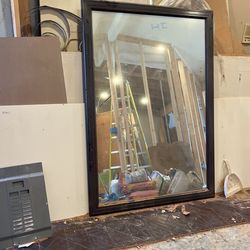 Mirror with frame