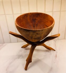 Salad Bowl & Stand