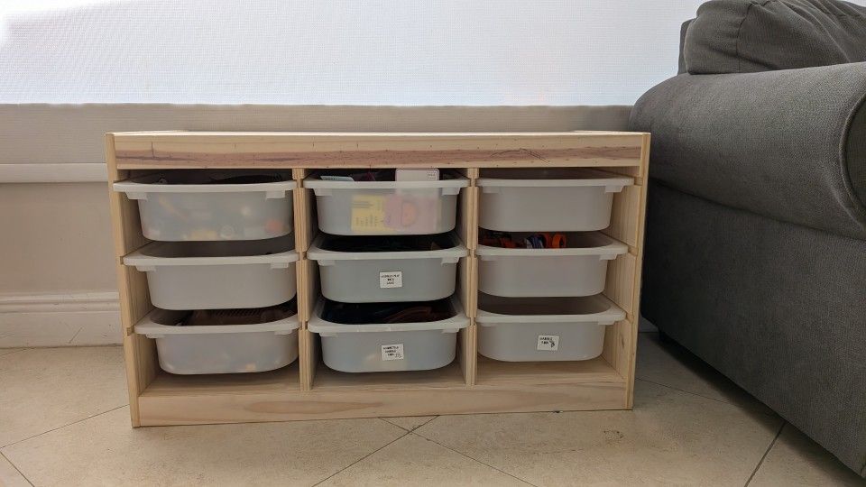 IKEA Trofast Toy Storage With Bins 