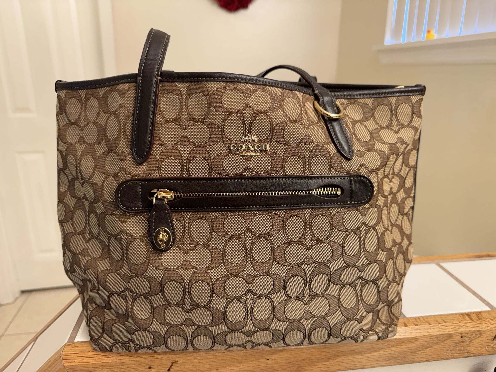 Coach Tote Bag and Coach Wallet