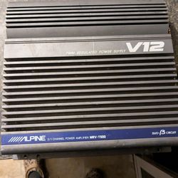 ALPINE 500W 1,2 CH Amplifier. MRV-T500 Power
