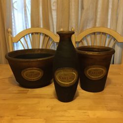 Decorative Vases/Planters All 3 For $20