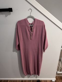Free people Sweater Dresses In Pink, Black And Grey.$25.00 Each Dress