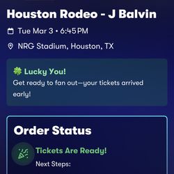 J Balvin Rodeo Tickets 
